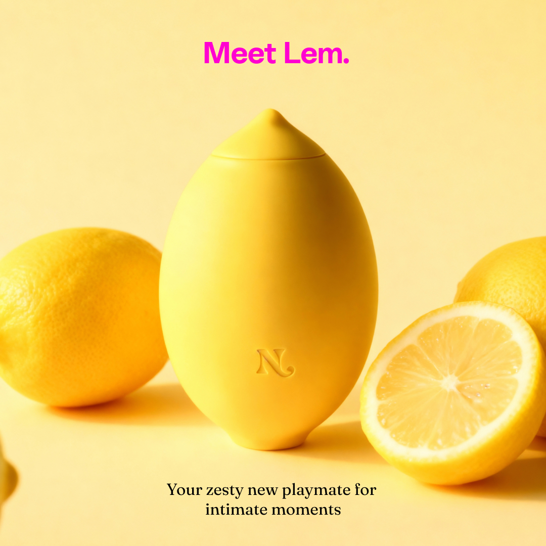 Meet Lem by Nancy — your zesty new playmate for intimate moments